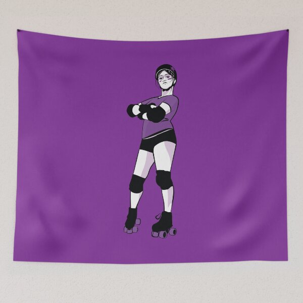 Item preview, Purple Derby Girl designed and sold by Lulalilalou.