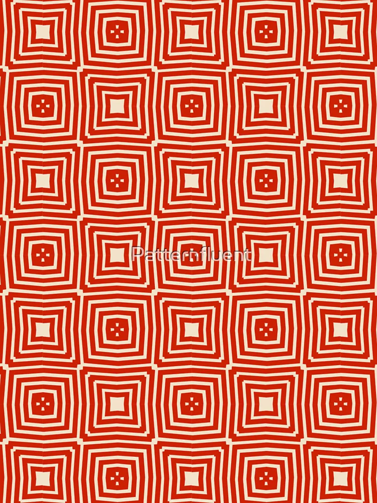 Thumbnail 4 of 4, iPhone Case, Concentric Square Geometric Pattern designed and sold by Patternfluent.