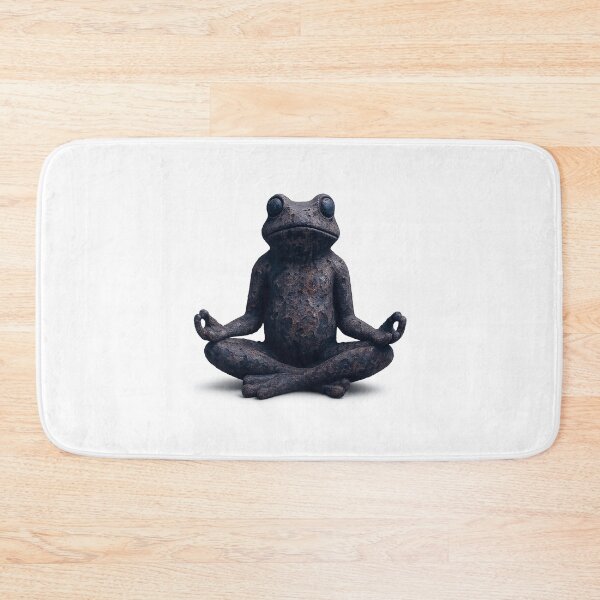 Item preview, Timeless frog meditation, minimalist designed and sold by BRIGHTLOOKS.