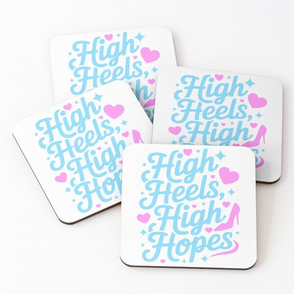 Item preview, High Heels High Hopes! Pink And Blue Girly designed and sold by PMCreative.