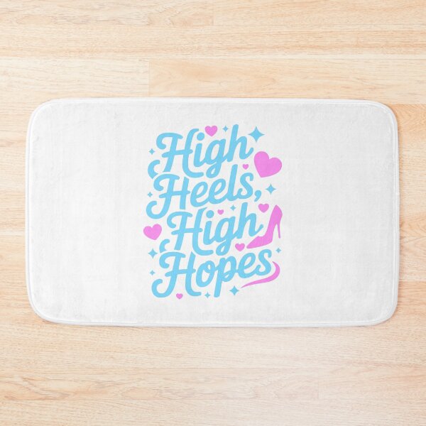 Item preview, High Heels High Hopes! Pink And Blue Girly designed and sold by PMCreative.
