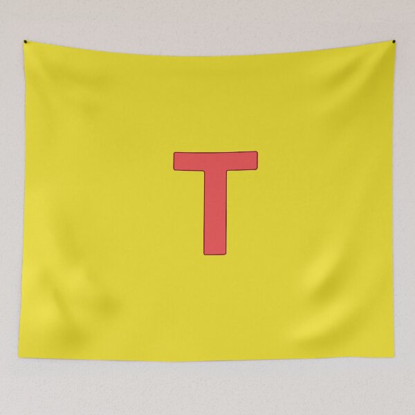 Item preview, letter t red designed and sold by ZiphGames.