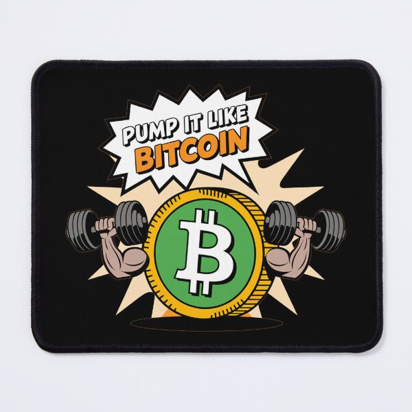 Item preview, Pump it like bitcoin, bitcoin crypto fitness designed and sold by NoetherSym.