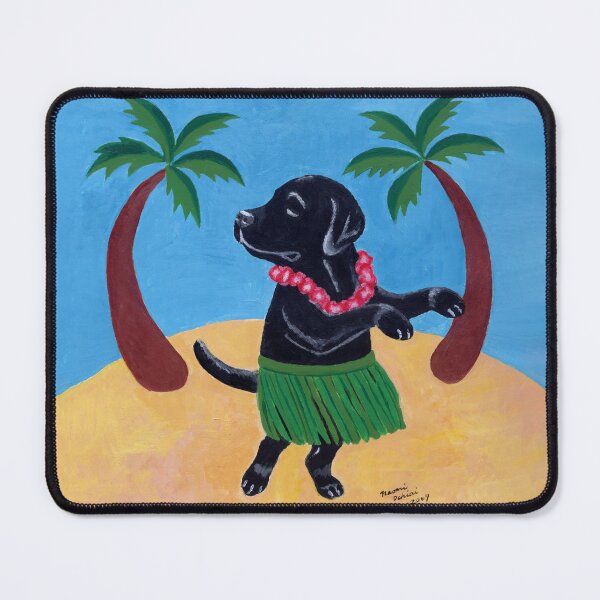 Item preview, Aloha Black Labrador designed and sold by HappyLabradors.