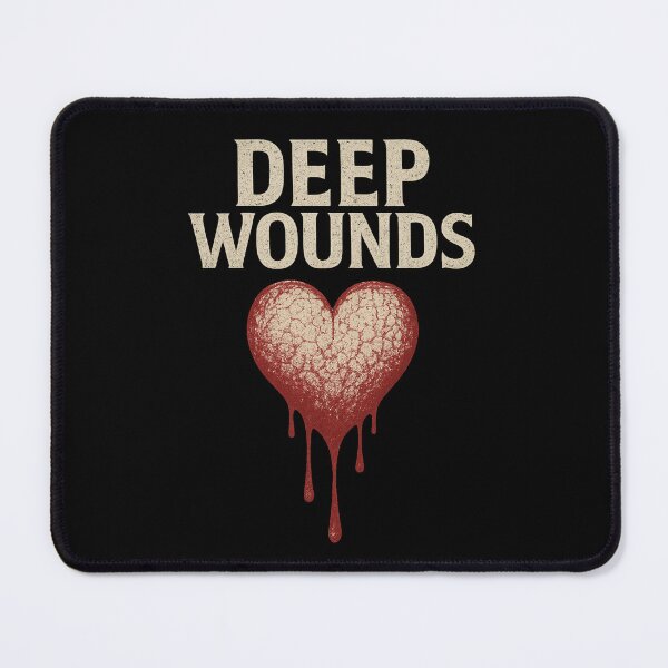 Item preview, DEEP WOUNDS - Fake Band Shirt designed and sold by FuntasticMatt.