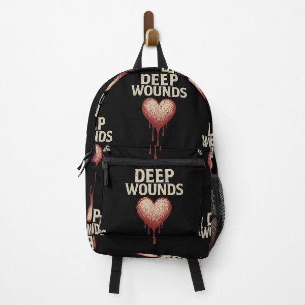 Item preview, DEEP WOUNDS - Fake Band Shirt designed and sold by FuntasticMatt.