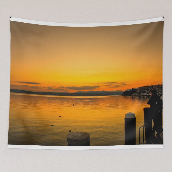Item preview, Stunning Sunset at Sirmione designed and sold by Violaman.