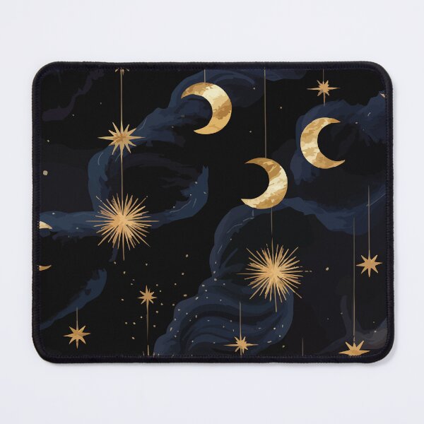 Item preview, Celestial stars and moons at night designed and sold by Ketique.