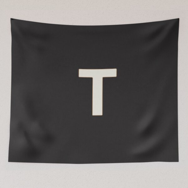 Item preview, letter t white designed and sold by ZiphGames.