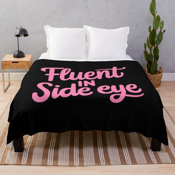Item preview, Fluent In Side Eye! Pink Girly designed and sold by PMCreative.