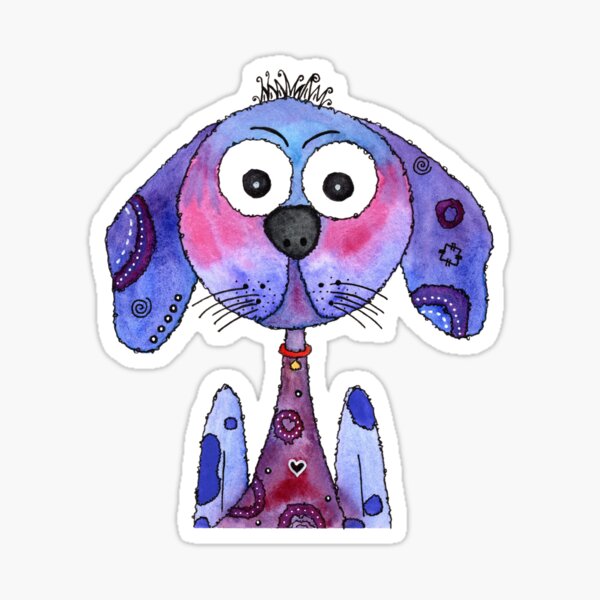 Item preview, Whimsical funny dog designed and sold by JHcolors.