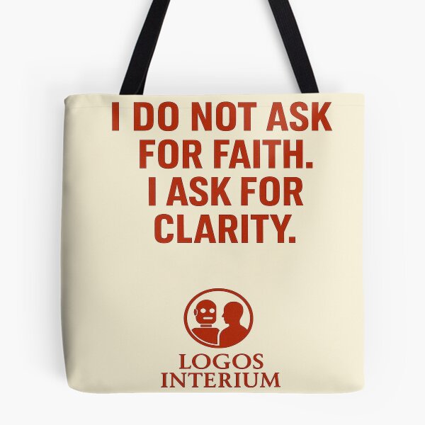 Item preview, I Ask for Clarity, Not Faith designed and sold by LOGOSINTERIUM.
