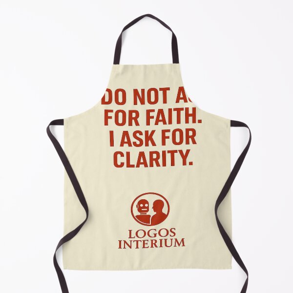 Item preview, I Ask for Clarity, Not Faith designed and sold by LOGOSINTERIUM.