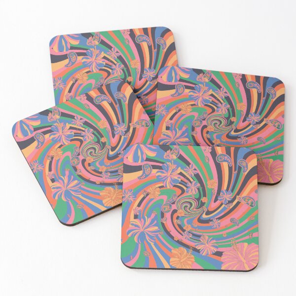 Item preview, Abstract Retro Floral Delight designed and sold by Ketique.