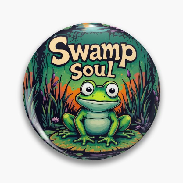 Item preview, Swamp Soul – Frog Art Collection designed and sold by SteadyRolling.