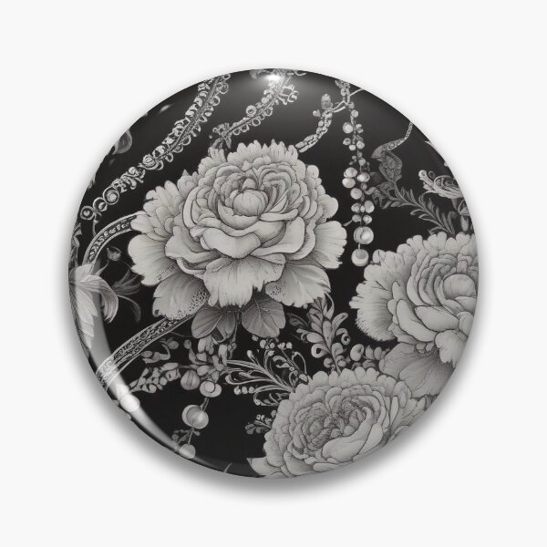 Item preview, Black flowers on a rough background designed and sold by Refinret.