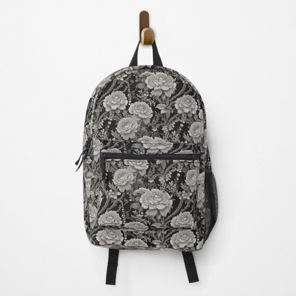 Item preview, Black flowers on a rough background designed and sold by Refinret.