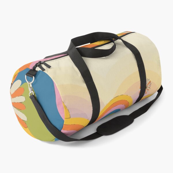 Item preview, Retro floral waves in the sun designed and sold by Ketique.