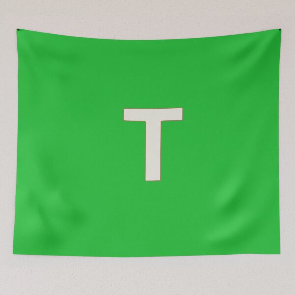 Item preview, letter t white designed and sold by ZiphGames.