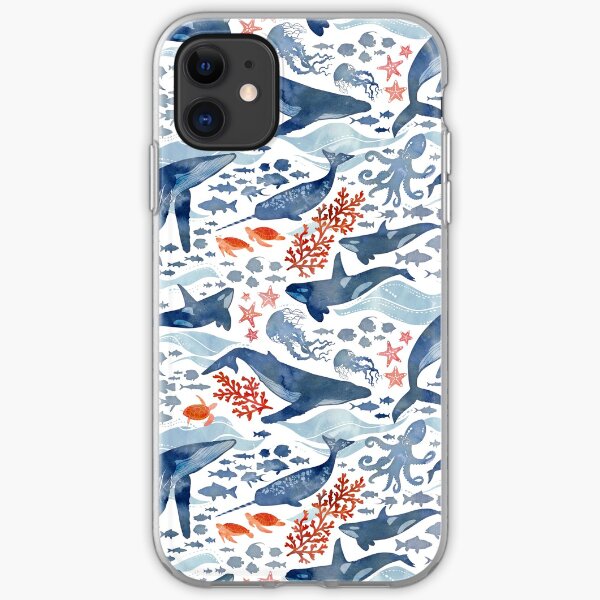 Ocean life iPhone Soft Case