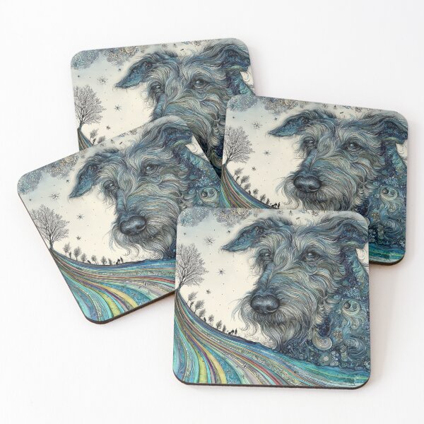 Item preview, The Rainbow Bridge - Scottish Deerhound designed and sold by aghnadarragh.