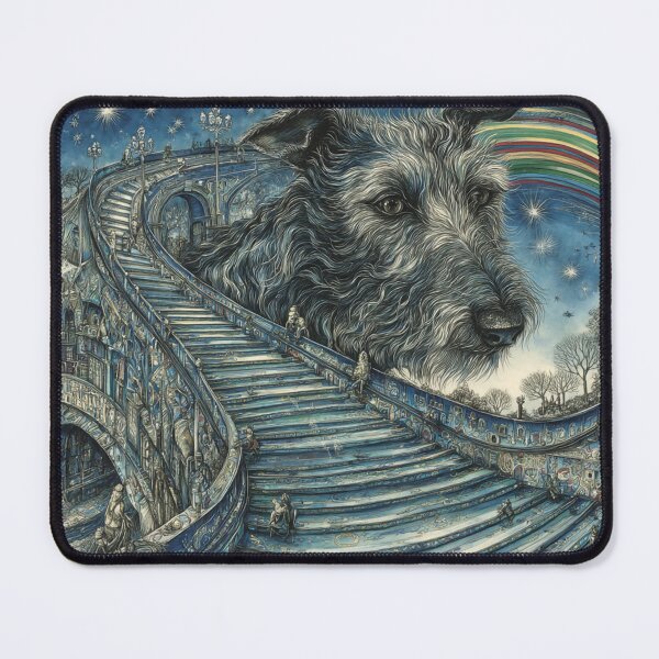 Item preview, The Rainbow Bridge - Scottish Deerhound designed and sold by aghnadarragh.
