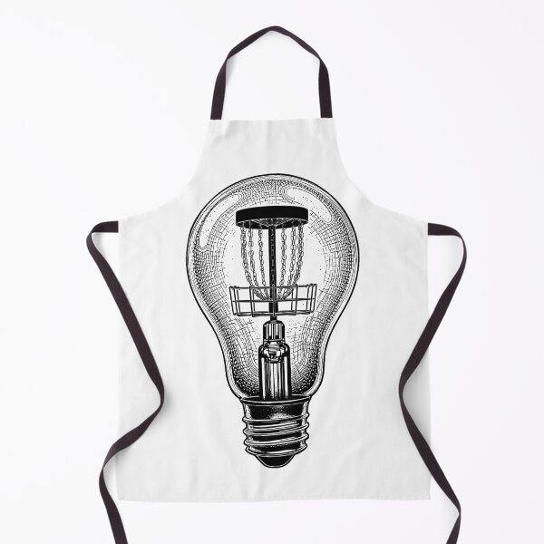 Item preview, Disc Golf Player Light Bulb Basket Good Idea Golfer designed and sold by GrandeDuc.