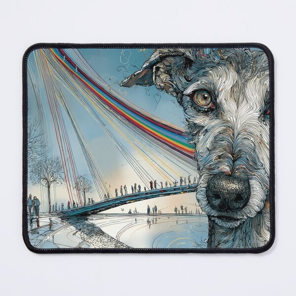Item preview, The Rainbow Bridge - Scottish Deerhound designed and sold by aghnadarragh.