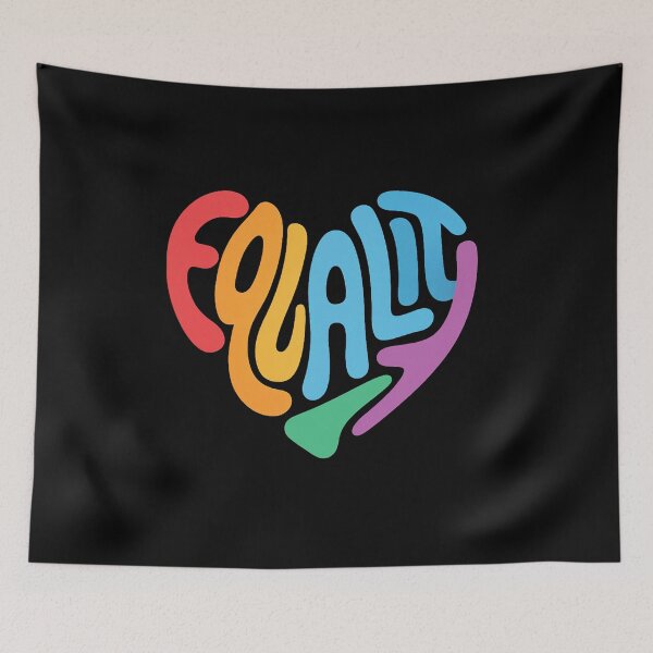 Item preview, Rainbow Heart of Equality – Love Without Limits designed and sold by Sepinik.