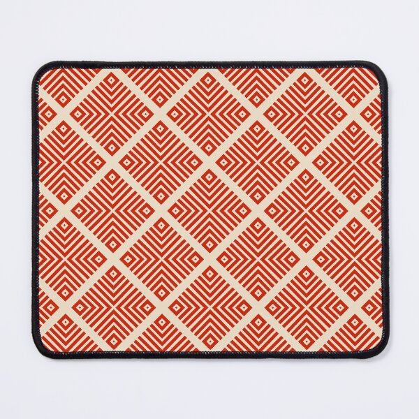 Item preview, Striped Geometric Diamond Tile designed and sold by Patternfluent.
