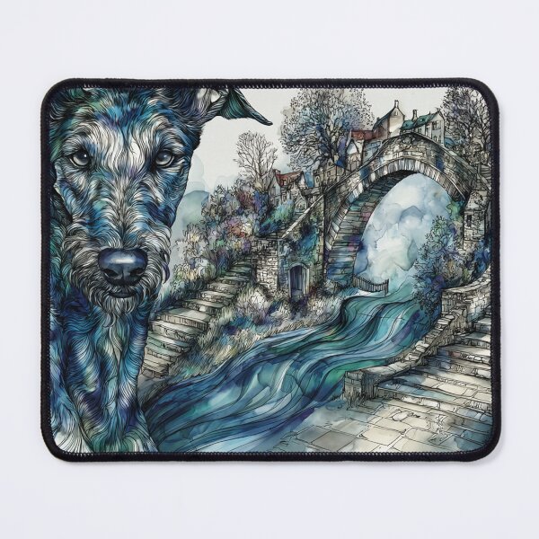 Item preview, The Rainbow Bridge - Scottish Deerhound designed and sold by aghnadarragh.
