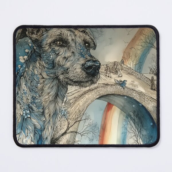 Item preview, The Rainbow Bridge - Scottish Deerhound designed and sold by aghnadarragh.