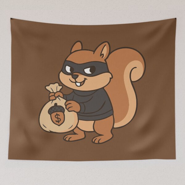 Item preview, Sneaky Squirrel designed and sold by Melnick's Designs.