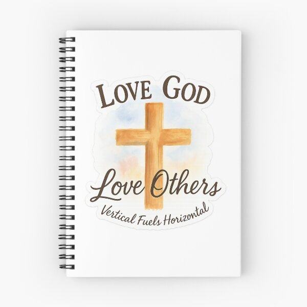 Item preview, Love God. Love Others. – Watercolor Cross Sticker designed and sold by Lynzirapp.