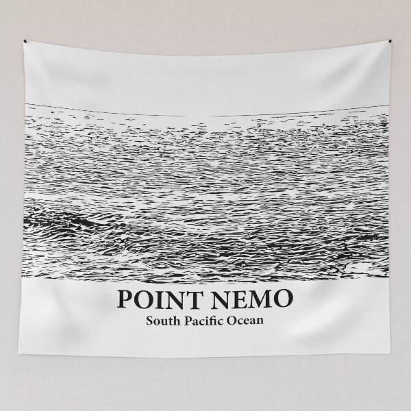 Item preview, Point Nemo - South Pacific Ocean designed and sold by Lakeric Cityscapes.