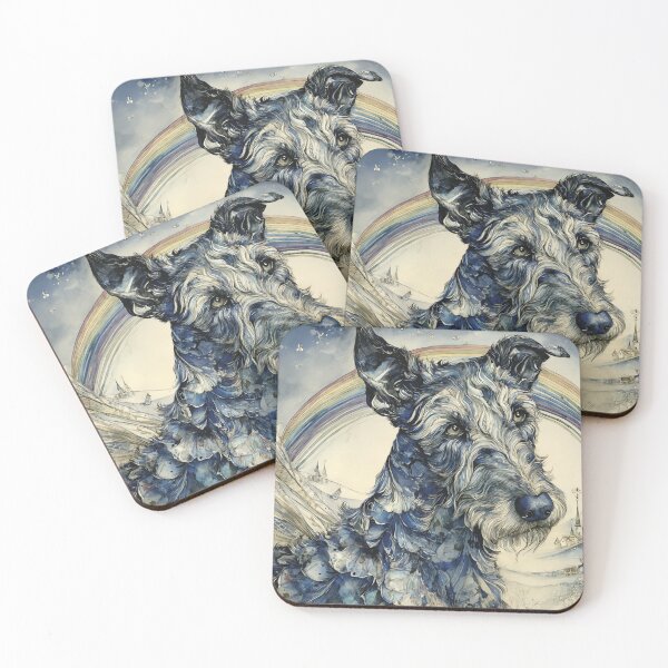 Item preview, The Rainbow Bridge - Scottish Deerhound designed and sold by aghnadarragh.