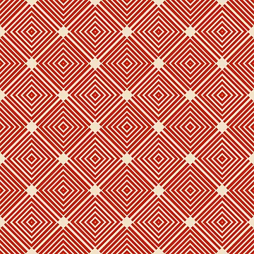Artwork thumbnail, Concentric Diamond Geometric Pattern by Patternfluent