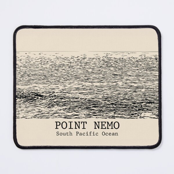 Item preview, Point Nemo - South Pacific Ocean designed and sold by Lakeric.