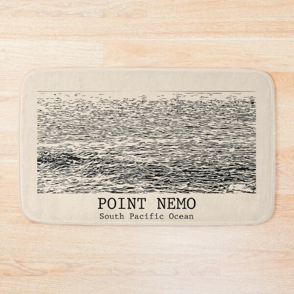Item preview, Point Nemo - South Pacific Ocean designed and sold by Lakeric Cityscapes.