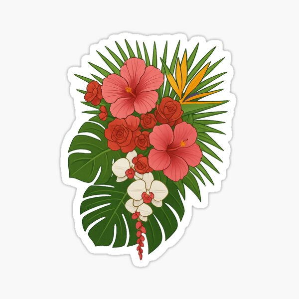Item preview, Tropical Bouquet designed and sold by Megan Burke.