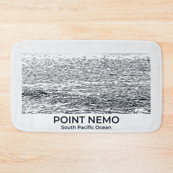 Item preview, Point Nemo - South Pacific Ocean designed and sold by Lakeric Cityscapes.