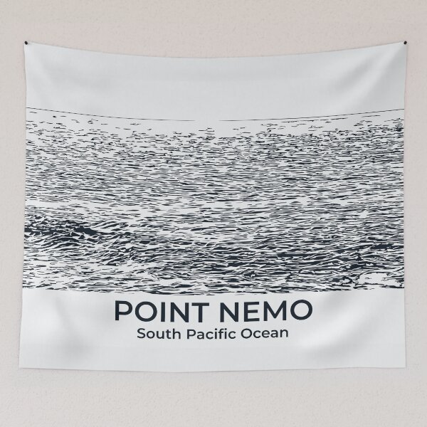Item preview, Point Nemo - South Pacific Ocean designed and sold by Lakeric Cityscapes.