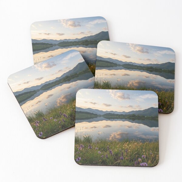 Item preview, Lakeview with Lavender Flowers designed and sold by UnlockKnowledge.