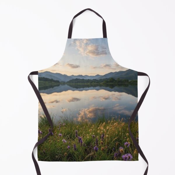 Item preview, Lakeview with Lavender Flowers designed and sold by UnlockKnowledge.