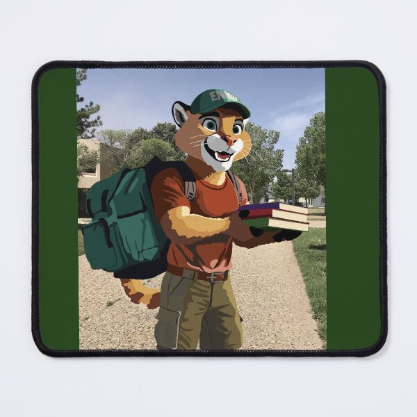 Item preview, Cool Kid Cougar at College designed and sold by KlakkDrawsStuff.