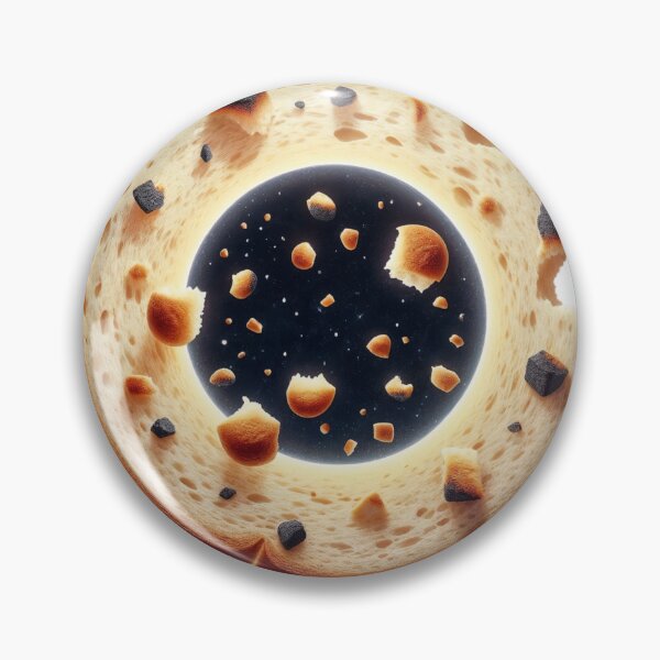 Item preview, Circular Slice of Bread with Hollow Center in Cosmic Void designed and sold by Creative88Art.