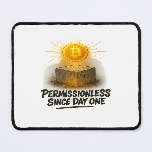 Item preview, Permissionless Since Day One – Bitcoin Genesis Tribute designed and sold by BitcoinShortz.
