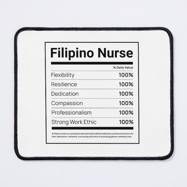 Item preview, Filipino Nurse Nutritional Facts designed and sold by RabalDesigns.