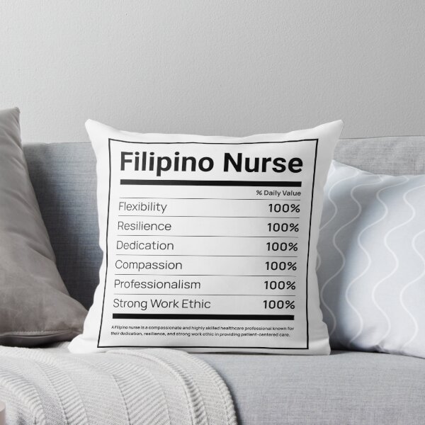 Item preview, Filipino Nurse Nutritional Facts designed and sold by RabalDesigns.