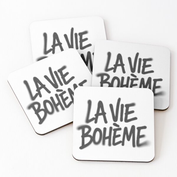 Item preview, La vie bohéme (black) - Rent designed and sold by Wainy-Shop.